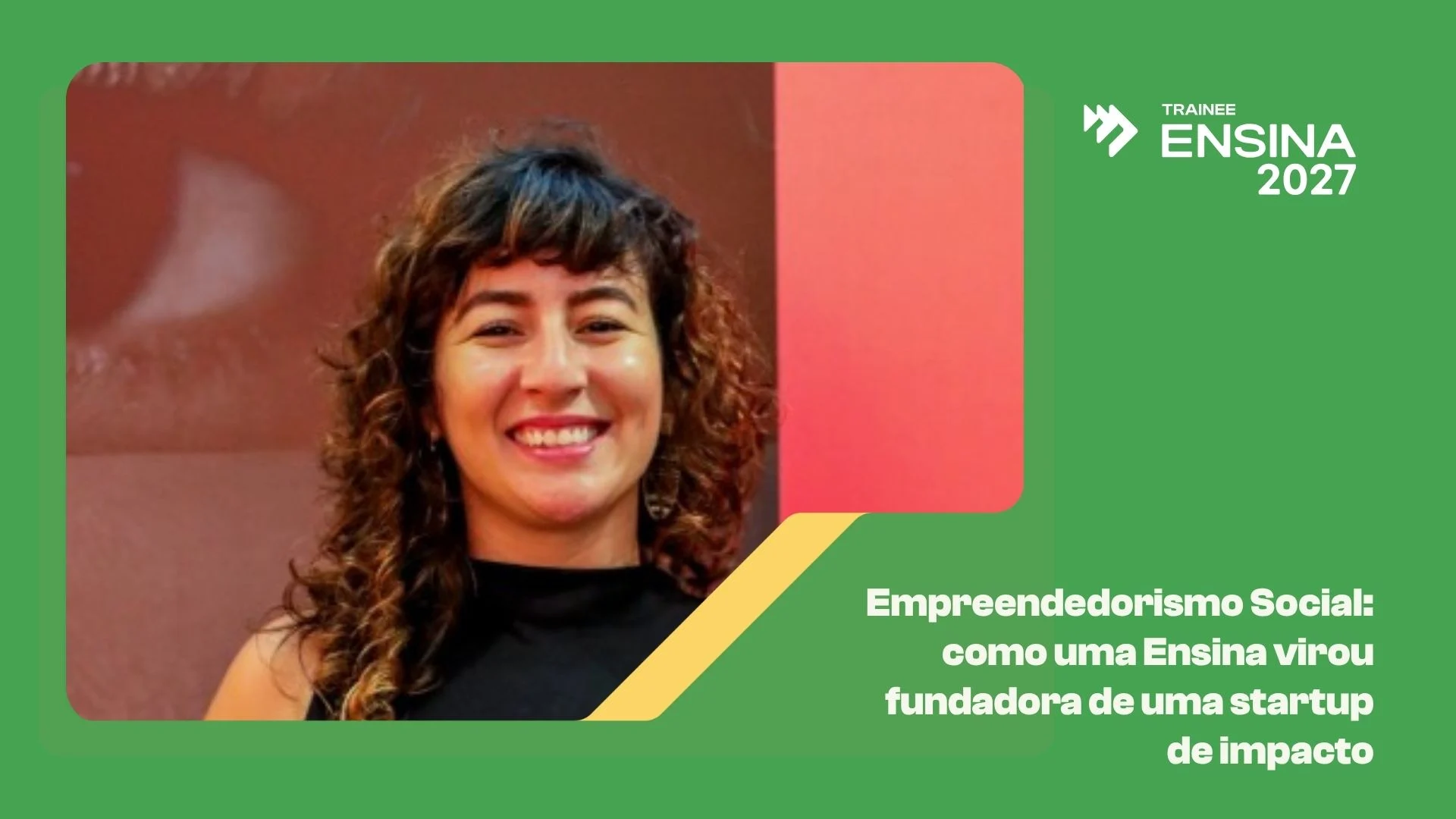 Rayssa Mendes, alumni do Ensina Brasil, fundadora da Manacá Tecnologias Sociais
